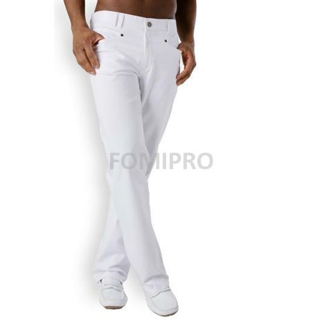 pánské bílé jeanové kalhoty - hose - regular fit 179751.jpg