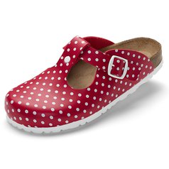Dámská obuv "Červené puntíky"